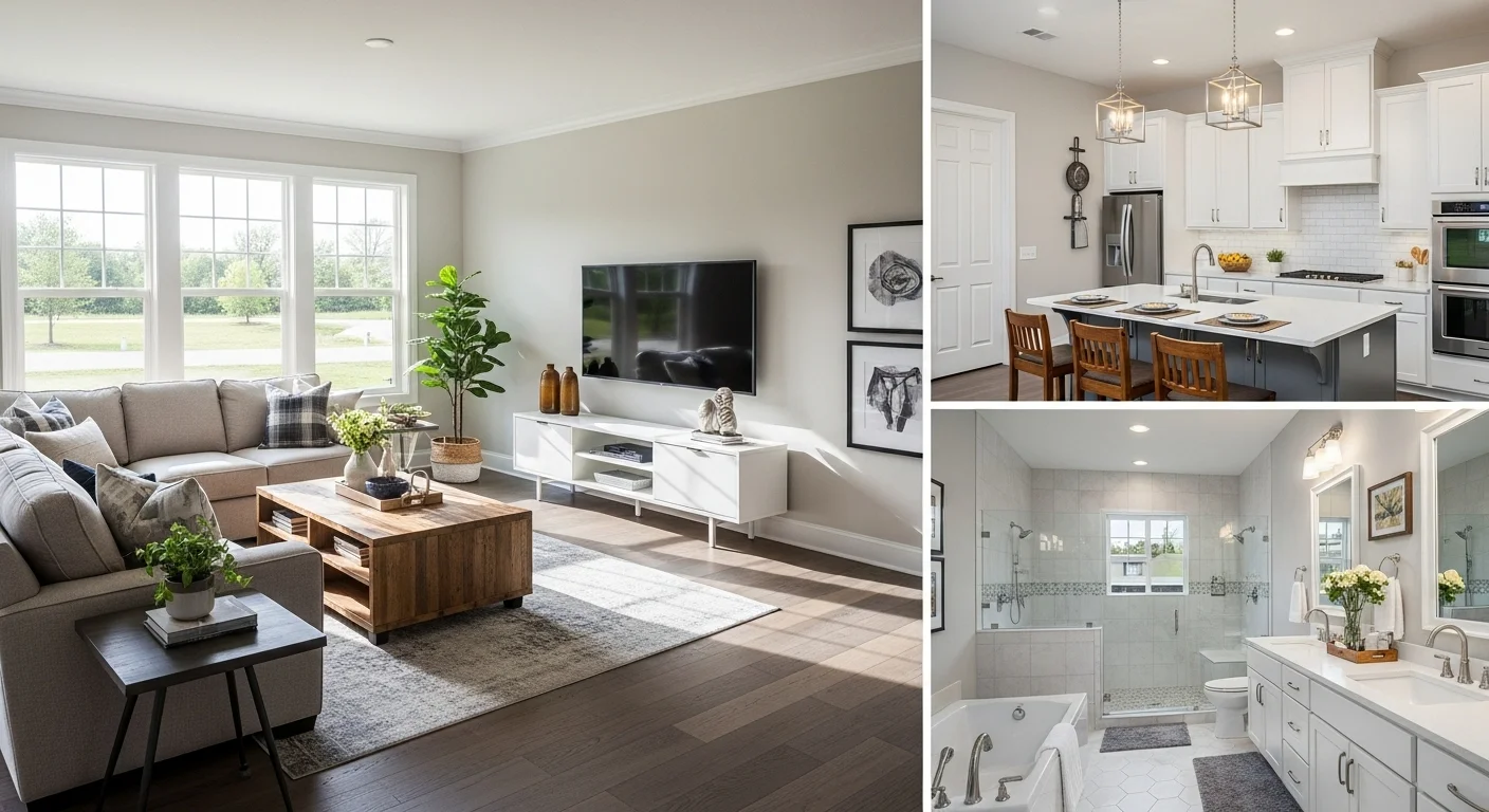 Interior Remodeling Vancouver WA - Open Concept Living Space Design and Build Portland OR