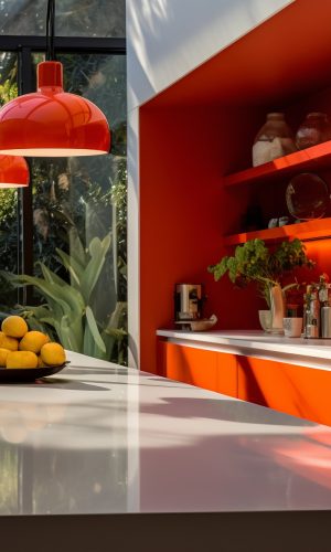 Kitchen-Countertops-Vancouver-Portland-red Kitchen Countertops Portland Vancouver Installed Red